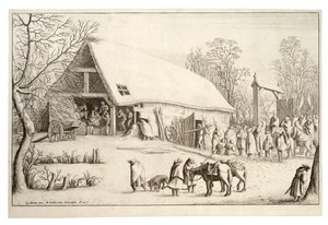 Adoración de los reyes de Wenceslaus Hollar